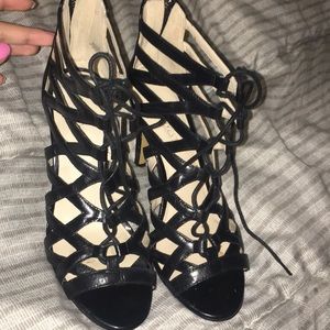 Nine West gladiator heel!